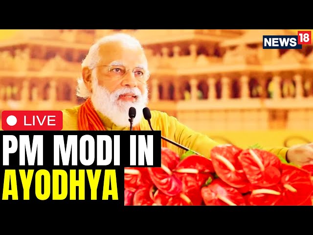 PM Modi LIVE | PM Modi In Ayodhya LIVE | PM Modi's Mega Ayodhya Visit | Modi's Roadshow LIVE | N18L