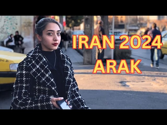Walking in Arak, Iran 2024 - Enjoy watching Iran