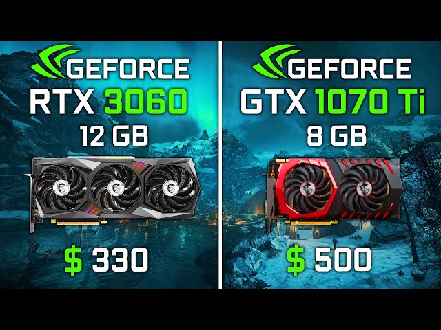 NVIDIA RTX 3060 vs GTX 1070 Ti | Test in 6 Games