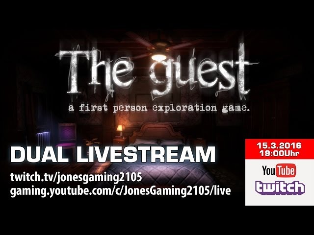 The Guest [Dual Livestream] [Twitch & YouTube Gameplay Let's Play Deutsch German]