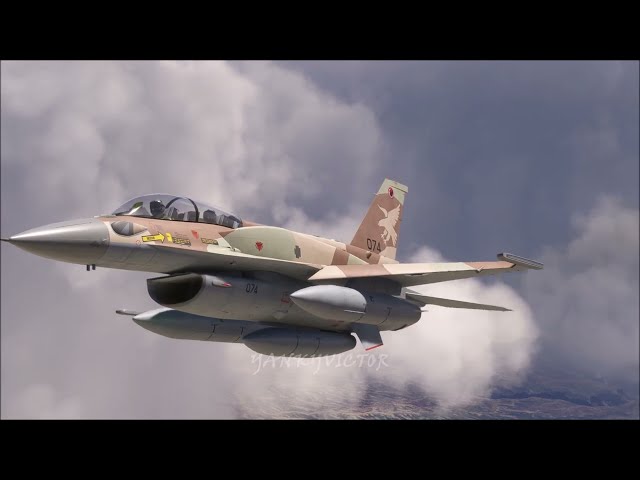 Lowlevel flight Israel Air Force F-16 Sufa/ F-16 Barak/MSFS.