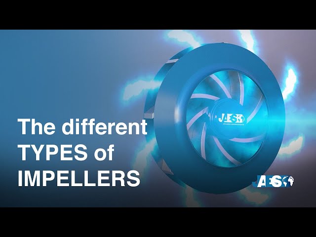 The different TYPES of IMPELLERS - radial - centrifugal - backward - axial - propeller - shrouded