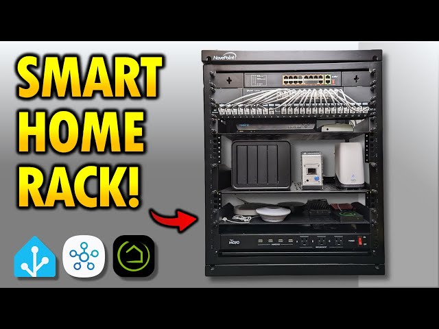 My new SMART HOME Network RACK! (Build and Tour)