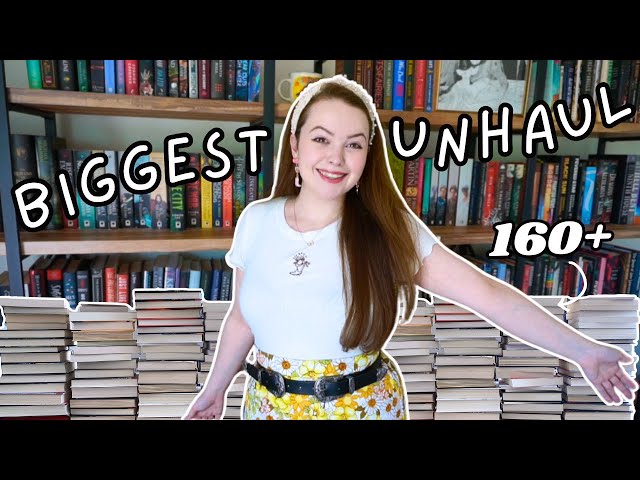 UNHAUL BOOKS WITH ME 🗑️✌🏻 most RUTHLESS unhaul ever
