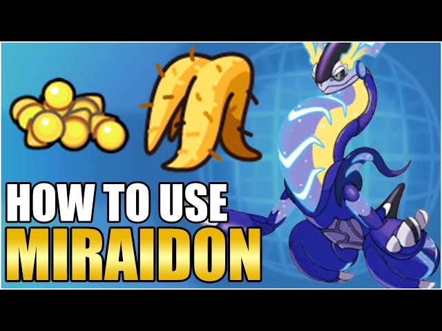 Best Miraidon Moveset Guide - How To Use Miraidon Competitive Scarlet Violet Hadron Engine Ability