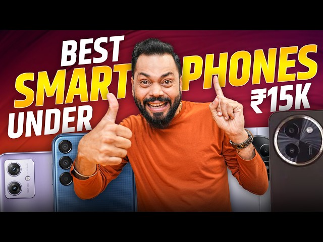 Top 5 Best 5G Smartphones Under ₹15000 Budget⚡May 2024