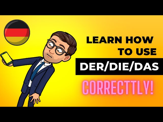 German students: when to use der, die, das, dem, den, des #nominative #accusative #dative #genitive