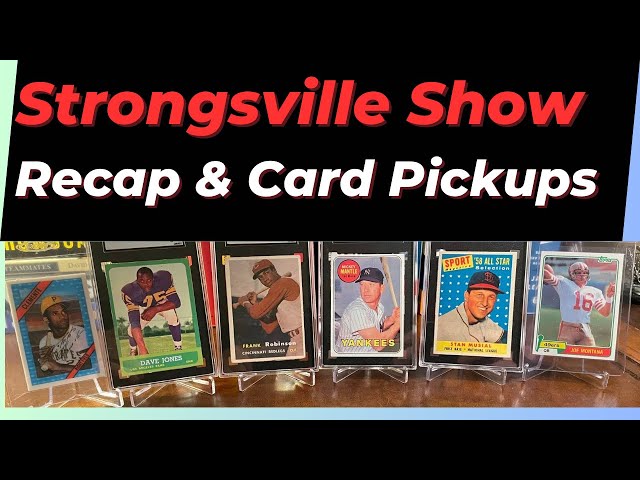 Sharing my time and pickups from the Strongsville show. What a fantastic couple of days!