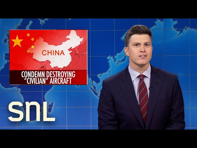 Weekend Update: U.S. Shoots Down Chinese Spy Balloon, FBI Searches Biden's Beach House - SNL