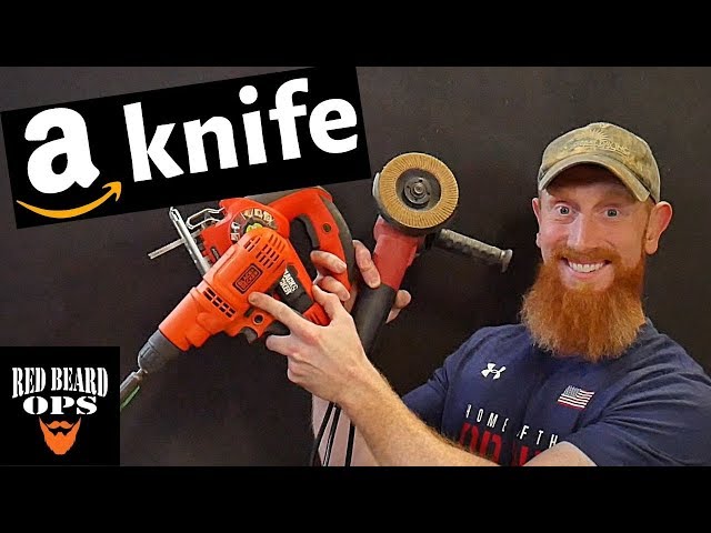 Make A Knife With Cheap & Basic Amazon Tools | Knife Making