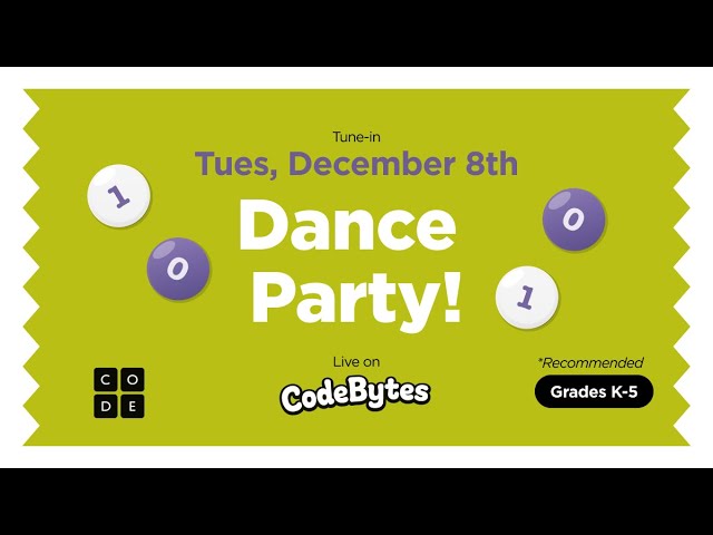 CodeBytes Episode 2 with Amy - Dance Party!