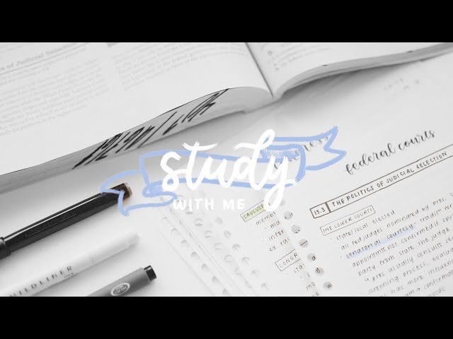 study with me! 📘 ap government & politics