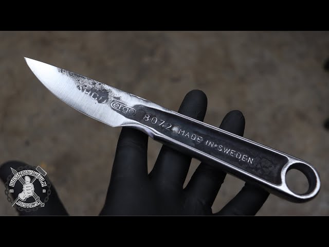 Knifemaking - Broken Old Wrench