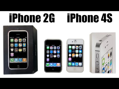 iPhone 2G vs iPhone 4S - iOS 1 vs iOS 9 - SPEED TEST