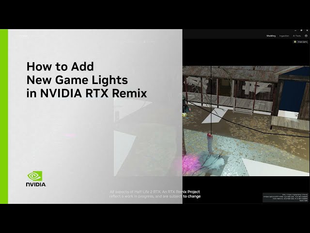 How to Add New Game Lights in NVIDIA RTX Remix