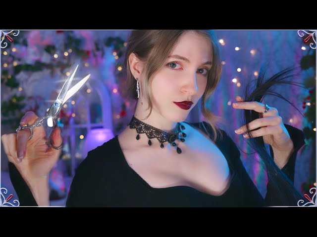ASMR VAMPIRE HAIR SALON at NIGHT 🦇 Cut and Wash Your Hair! ✂️❤️【Personal Attention】
