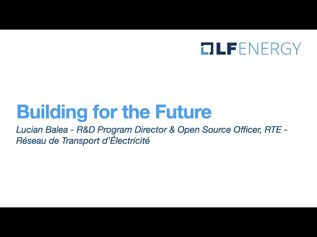 Building for the Future - Lucian Balea - R&D Program Director & Open Source Officer, RTE