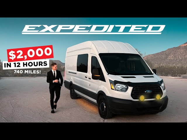 740 MILES for $2,000! 12 Hours of Driving! - Cargo Van / Transit / Sprinter Van - EXPEDITED