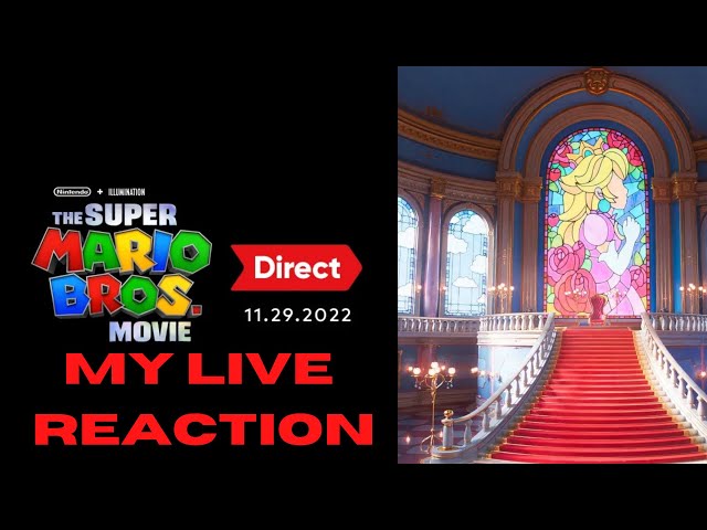 My LIVE Reaction to the NEW Super Mario Bros. Trailer!!