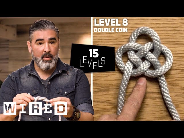 Levels of Knot Tying: Easy to Complex | WIRED