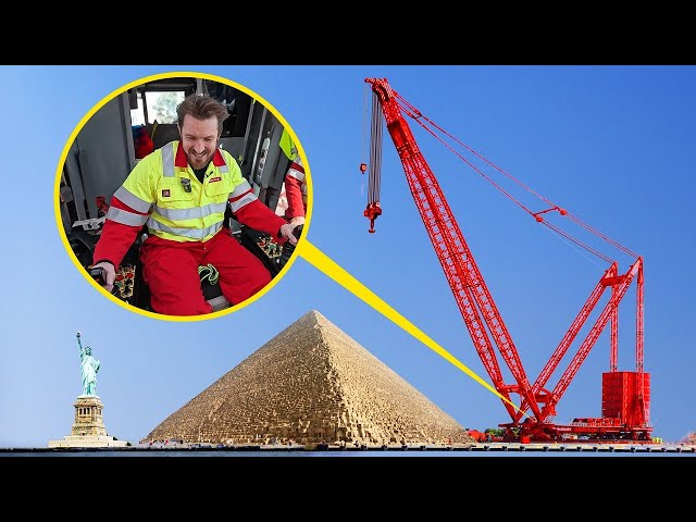 I Drove the WORLDS LARGEST CRANE! (Lifts 11,000,000 lbs)