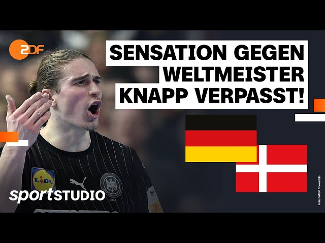Deutschland – Dänemark | Handball-EM 2024 | sportstudio