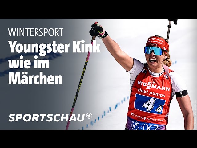 Biathlon: Debütantin führt deutsche Staffel aufs Podest | Sportschau