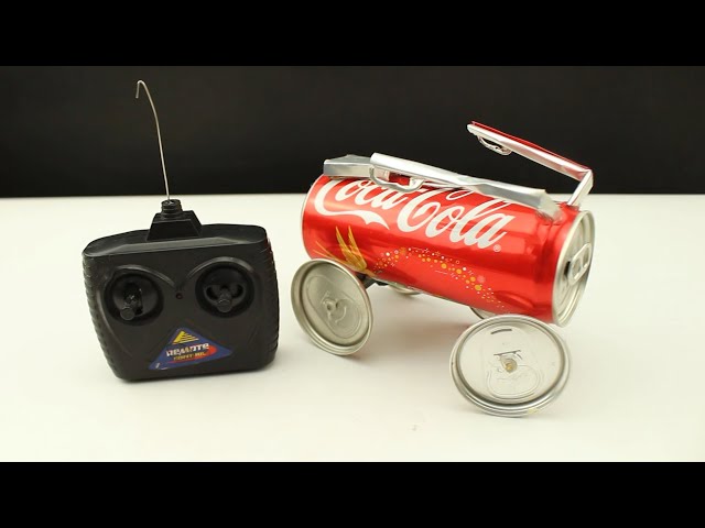 SMART INVENTION FROM COCA COLA CANS - DIY POWERED CAR