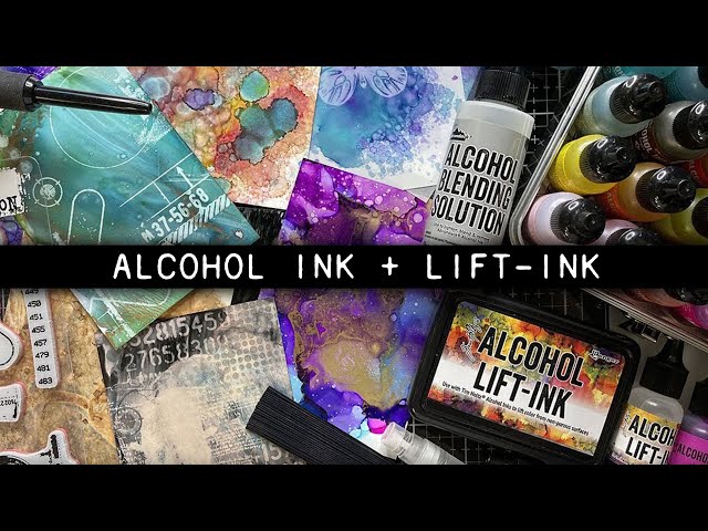 Tim Holtz Alcohol Ink + Lift Ink