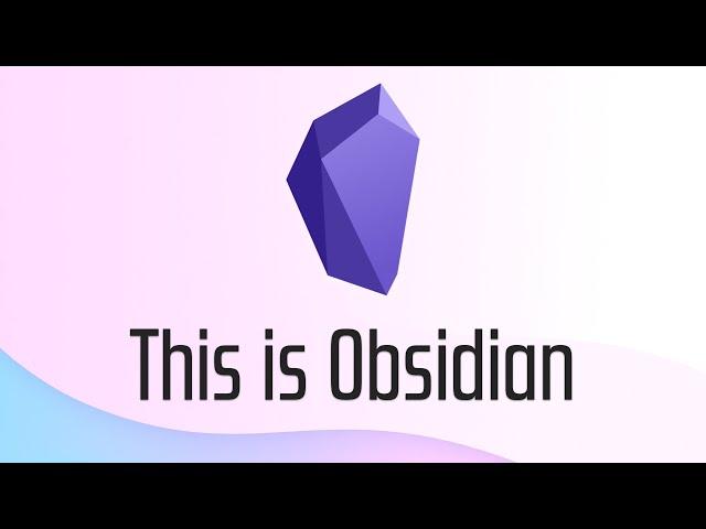 This is Obsidian
