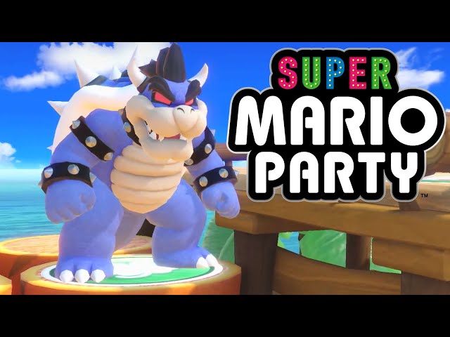 Super Mario Party: BRO AND SIS Partner Party!! *Dark Bowser and Kirby TEAMMATES!*