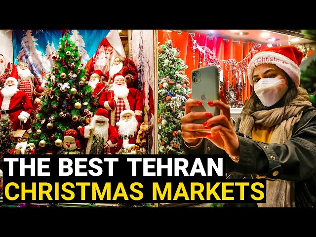 🎄 The Best Tehran Christmas Markets 🎁 🎅 IRAN - Walking Tour کریسمس تهران
