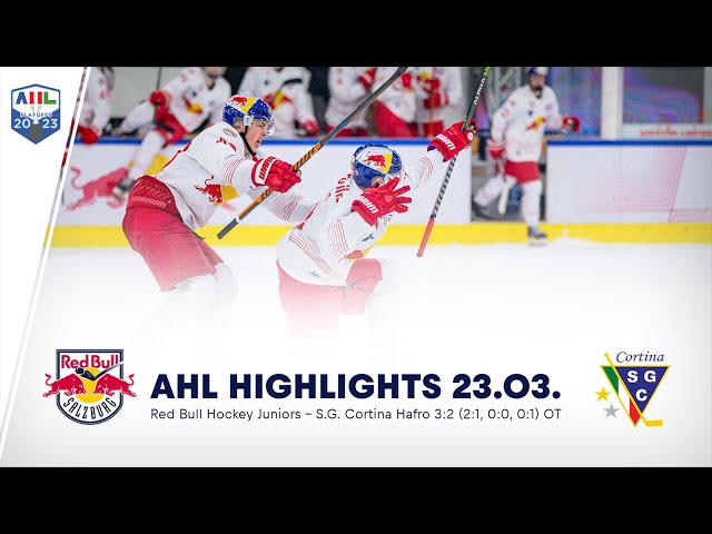 AHL Highlights | Red Bull Hockey Juniors vs. Cortina | HF 1 | 23.03.23