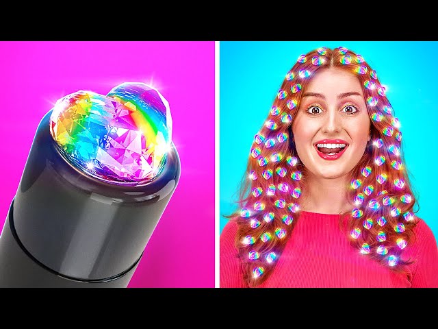 COOL MAKEUP AND HAIR TRANSFORMATIONS || Beauty Makeover Tutorial For Girls By 123 GO! SERIES