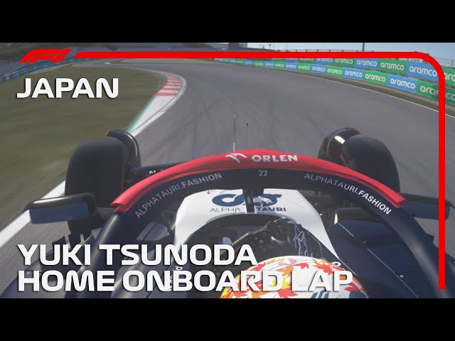 Yuki Tsunoda Onboard Lap Around Suzuka Circuit | 2023 Japanese GP