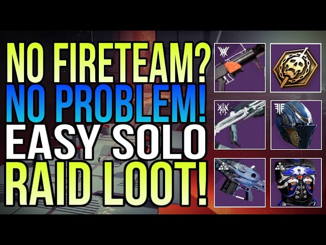 Easy SOLO Raid Loot! - 27 Raid Chests Without a Team! Easy SOLO SPOILS OF CONQUEST Farm! [Destiny 2]