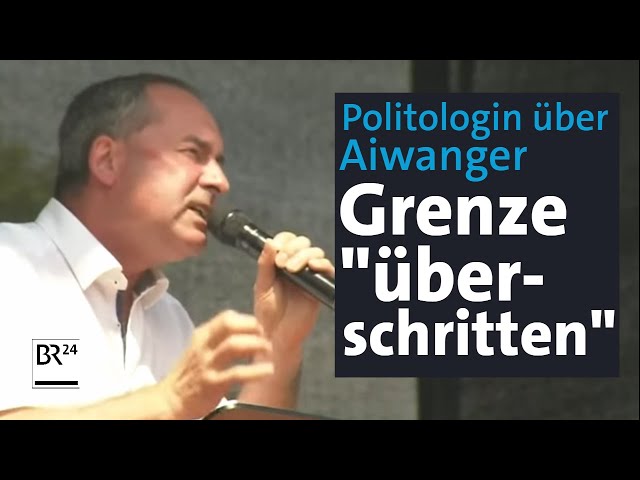 Politologin: Aiwanger hat Grenze "definitiv überschritten" | Kontrovers | BR24