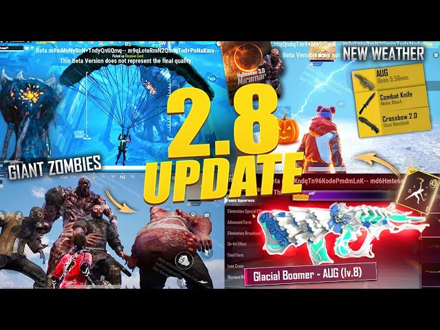 2.8 Update *ALL NEW FEATURES* | A3 Royale Pass, Zombie Edge Theme Mode | BGMI & PUBG 2.8 Update !