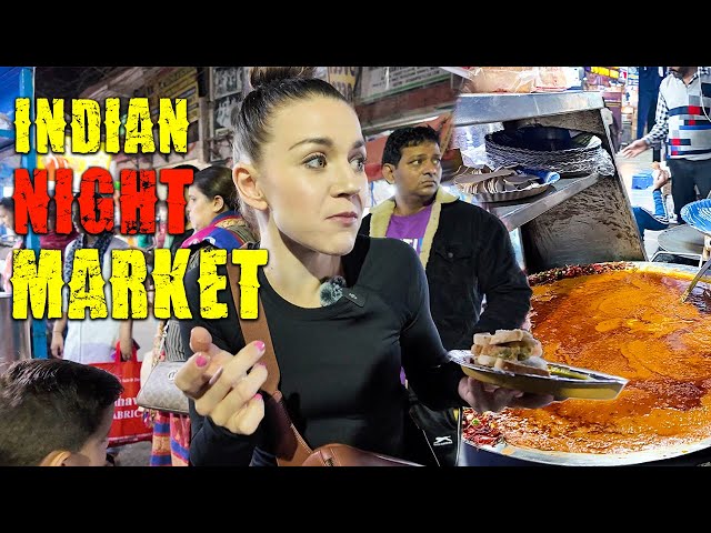 Foreigner visits INDIAN NIGHT MARKET! | NOT what I EXPECTED!!