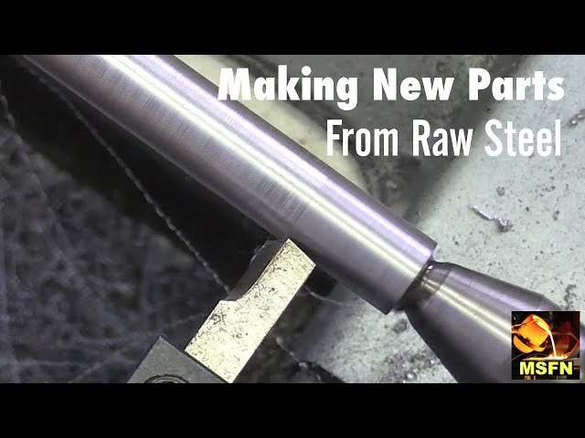 Making New Precision Parts From Raw Bar Stock~ Lawn Equipment - MSFN