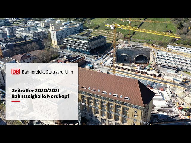 Bahnsteighalle Nordkopf – Zeitrafferfilm 2020/2021
