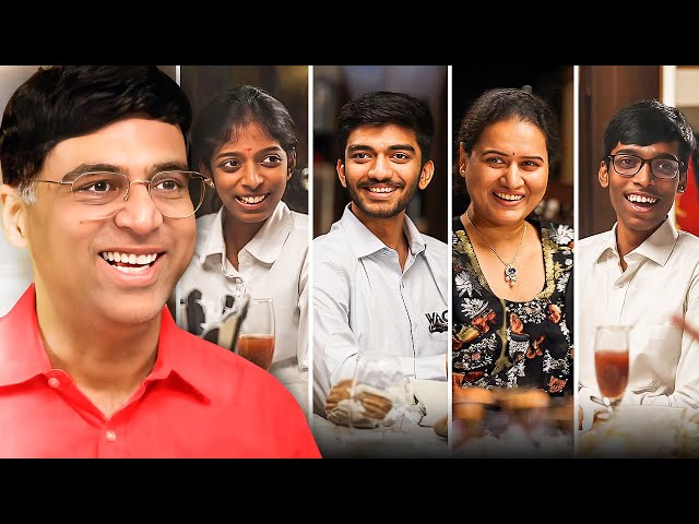 Vishy's Exclusive Dinner with Indian Candidates ft. Pragg, Gukesh, Vaishali, Humpy