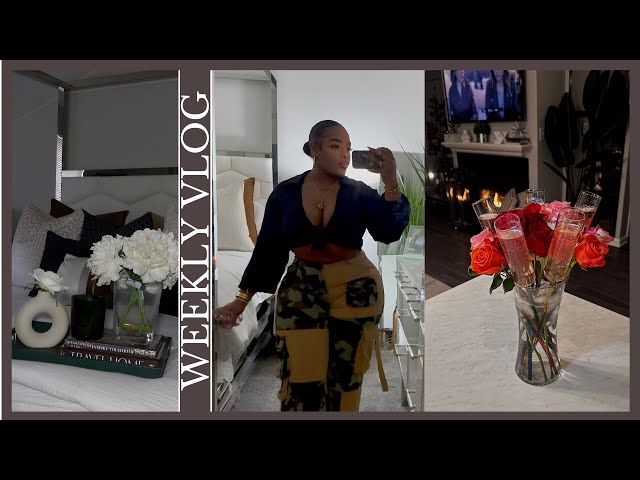 VLOG | LETS GET BACK ON TRACK + ROMANTIC DATES AT HOME + TIRED OF COLLEGE ALREADY + NEW HOME DECOR