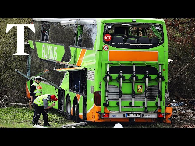 Leipzig bus crash kills at least five