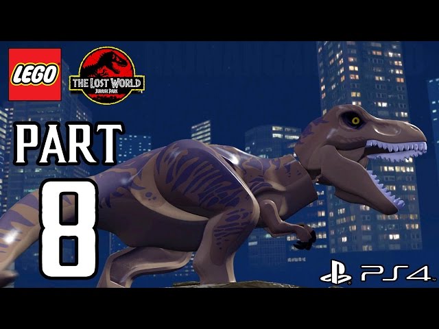 LEGO Jurassic World Walkthrough PART 8 (PS4) Gameplay No Commentary[1080p] TRUE-HD QUALITY