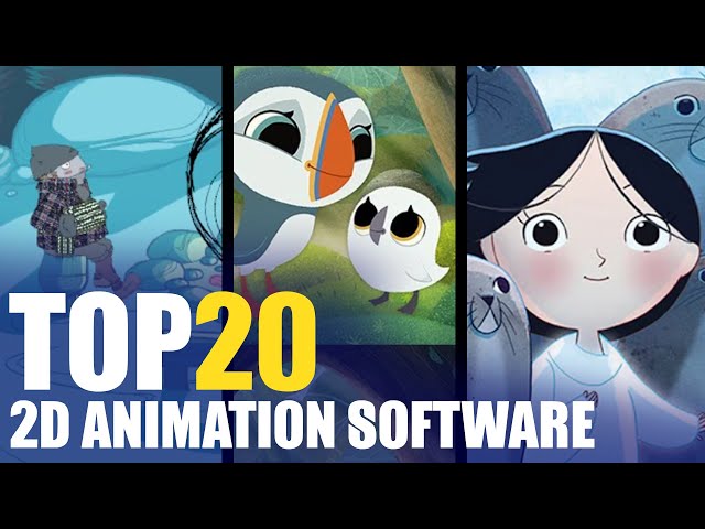 TOP 20 - 2D ANIMATION SOFTWARE IN THE WORLD