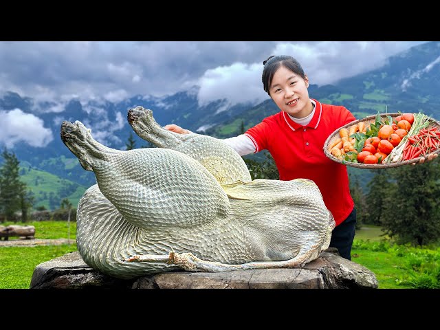 Harvesting OSTRICH - Grilled ostrich | Ella TV