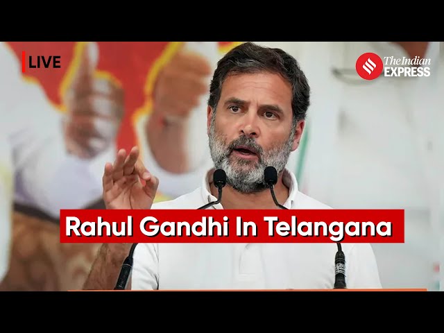 Live: Rahul Gandhi Speaks Public in Medak, Telangana Ahead Of Lok Sabha Elections, Phase 4