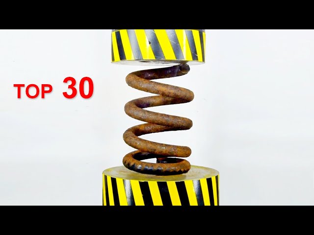 TOP 30 STRONG OBJECTS CRUSHED BY 500 TON HYDRAULIC PRESS