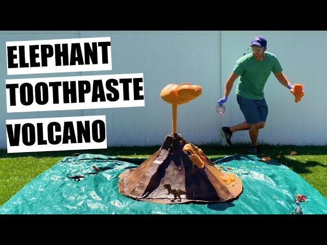 Elephant Toothpaste Volcano